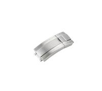 MCNVNEFSAW Fibbia pieghevole di sicurezza doppia in acciaio inossidabile da 9 mm e 16 mm for cinturino Daytona for chiusura deployante Fermaglio(Matte)