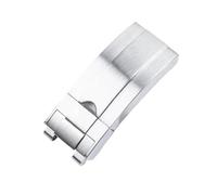 MCNVNEFSAW Fibbia pieghevole for chiusura a scorrimento scorrevole in acciaio inossidabile 316L da 17x9 mm, adatta for braccialetti in pelle e gomma for Rolex Submariner. Fermaglio