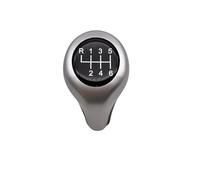 MCNVNEFSAW Pomello del cambio for auto 5-6 velocità in pelle adatto for BMW Serie 1 3 5 6 E30 E32 E34 E36 E38 E39 E46 E53 E60 E63 E90 E91 X3 E83 X1 E84 Pomello del cambio(Noir)