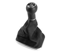 MCNVNEFSAW Pomello del cambio for auto a 5 velocità e 6 marce, 12 mm 23, for cappuccio nero, adatto for VW BORA JETTA 4 GTI MK4 GOlf 1999-2005 Pomello del cambio(5speed 23mm)