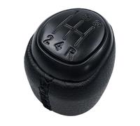 MCNVNEFSAW Pomello del cambio in pelle a 5/6 velocità, leva manuale, cuffia copri-cuffia, adatto for SAAB 93 9-3 SS 2003-2012, accessori for lo styling dell'auto Pomello del cambio(5 Speed Black)