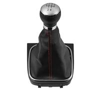 MCNVNEFSAW Pomello del cambio manuale a 5/6 velocità, leva, cuffia antipolvere, adatto for Volkswagen VW Golf 6 Jetta MK6 (2010-2014) Pomello del cambio(5 Speed E)