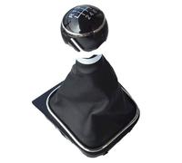 MCNVNEFSAW Pomello del cambio manuale a 5/6 velocità, leva, cuffia antipolvere, adatto for Volkswagen VW Golf 6 Jetta MK6 (2010-2014) Pomello del cambio(6 Speed A)