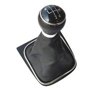 MCNVNEFSAW Pomello del cambio manuale a 5/6 velocità, leva, cuffia antipolvere, adatto for Volkswagen VW Golf 6 Jetta MK6 (2010-2014) Pomello del cambio(5 Speed A)