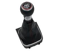 MCNVNEFSAW Pomello del cambio manuale a 5/6 velocità, leva, cuffia antipolvere, adatto for Volkswagen VW Golf 6 Jetta MK6 (2010-2014) Pomello del cambio(5 Speed C)