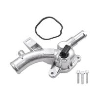 MCNVNEFSAW Sensore flangia refrigerante alloggiamento uscita acqua in alluminio adatto for Opel Adam Astra J Corsa D Meriva B for Vauxhall Corsavan 25192985 1338487 Radiatore(1 PCS)