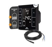 MCO Home - Termostato Z-Wave MH7H-EH per riscaldamento a pavimento e riscaldamento a infrarossi, compatibile con Z-Wave Smarthome, nero