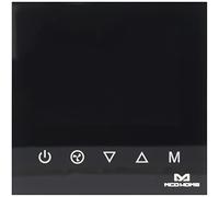 MCO Home Z-Wave Termostato Fan Coil Intelligente, 2 tubi, MH8-FC, Black