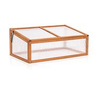 MCombo 0698 - Fioriera con copertura per piante giovani 0698, in legno e policarbonato
