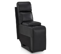 MCombo M Console per poltrone da cinema 2 posti 7705, con spazio di archiviazione e portabicchieri Accessori per divano Pezzo di ricambio per poltrona TV 7705CA (Pelle sintetica, Nero)