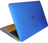 mCoque Blu Scuro Custodia Rigida Effetto Gomma per Nouveau 2016 15,4" Apple MacBook PRO A1707 con Una Pelle Europea Tastiera Trasparente Gratis (Modèle A1707)