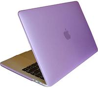 mCoque Luce viola custodia rigida effetto gomma per NOUVEAU 2016 13,3" Apple MacBook Pro (modèle A1706 / A1708, avec ou sans barre tactile) con una pelle europea tastiera trasparente GRATIS (Modèle A1706 / A1708)