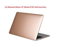 mCoque Oro Custodia Rigida Effetto Gomma per Nouveau 2016 15,4" Apple MacBook PRO A1707 con Una Pelle Europea Tastiera Trasparente Gratis (Modèle A1707)