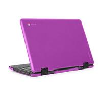 mCover Custodia compatibile per Lenovo 300E 2019~2021 11,6" 2nd Gen Chromebok e Windows 2-in-1 computer portatili (non adatta ad altri modelli Lenovo), viola