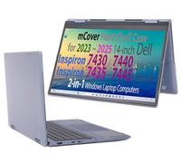 mCover Custodia compatibile solo con notebook Windows 2-in-1 da 14" Dell Inspiron 7430/7435/7440/7445 2-in-1 2023 ~ 2024 (non compatibile con altri modelli Dell), trasparente