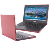 mCover Custodia compatibile solo per computer portatili ASUS Chromebook CR11 (CR1104CGA o CR1104CTA) da 11,6" (2024 ~ 2026) (non compatibile con altri modelli Asus), rosso