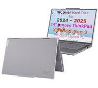 mCover Custodia compatibile solo per Lenovo ThinkPad X1 2-in-1 (Yoga) Gen 9/10 da 14" 2024 ~ 2025 14" (Yoga) Gen 9/10 Series Windows Notebook PC (non funziona con altri modelli Lenovo) - Trasparente
