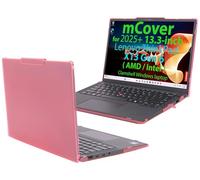 mCover Custodia compatibile solo per Lenovo ThinkPad X13 Gen 6 Series 2025+ da 13,3" (con cerniera a 180°) PC notebook Windows (non compatibile con altri modelli), rosa