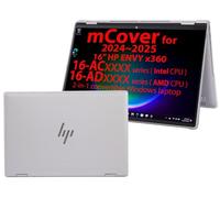 mCover Custodia compatibile solo per notebook HP Envy x360 16-ACxxxx / 16-ADxxxx / 16-ADxxxx serie 2-in-1 da 16" 2024~2025 (non compatibile con altri modelli HP) - Trasparente