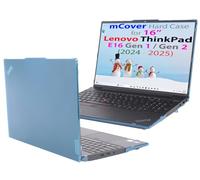 mCover Custodia compatibile solo per notebook Lenovo ThinkPad E16 Gen 1 / Gen 2 da 16" 2024-2025 (non compatibile con altri modelli) - Aqua