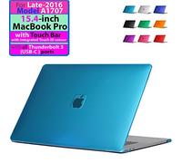 mCover Custodia Hardshell per Nuovo Modello 2016 da 15 Pollici A1707 MacBook PRO (con 15.4" Retina Display, con sensore Integrato Touch Bar & Touch ID, Fulmine 3 Porte/C-USB) (A1707 Aqua)