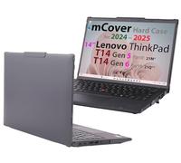 mCover - Custodia rigida compatibile solo con Lenovo ThinkPad T14 Gen 5/Gen 6 da 14 pollici (con cerniera a 180°, non compatibile con altri modelli Lenovo), colore nero