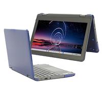 mCover Custodia rigida compatibile solo per laptop Lenovo Chromebook 300E Yoga Gen4 / 100E Gen 4 2023 ~ 2024 da 11,6" (non compatibile con altri modelli Lenovo) - Blu