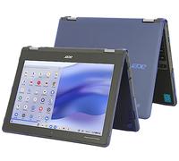 mCover Custodia rigida compatibile solo per notebook Acer Chromebook Spin 512 R853TA / R856T serie 2 in1 da 12 pollici (non compatibile con altri modelli) - Blu