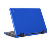 mCover - Custodia rigida per laptop Chromebook 2019 11,6" Lenovo 300E (2nd Gen.) 2-in-1 (Blu)