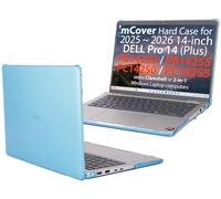 mCover Custodia SOLO Compatibile per 14" Dell Pro 14 Plus PB14250 PB14255 e Pro 14 PC14250 PC14255 Windows PC (NON Adatto per Altri Modelli Dell) - Aqua