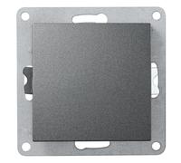 McPower Interruttore a croce | FLAIR | Interruttore luce 250 V ~/10 A, UP, antracite, opaco