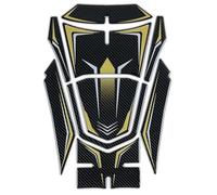 MCQNDS Adesivo Serbatoio Moto Adesivi Protettivi Serbatoio Accessori per PCX 160 PCX160 2021(Giallo)