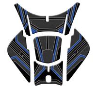 MCQNDS Adesivo Serbatoio Moto Adesivo 3D Serbatoio Carburante Moto Impermeabile per PCX 160 PCX160 2025(Blue)