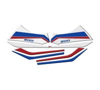 MCQNDS Adesivo Serbatoio Moto Kit di Adesivi in Gel 3D Protezioni Ginocchia da Serbatoio Moto per B&MW F800R F 800 R 2015 2016 2017 2018 2019(1 Set 2)