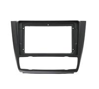 MCQNDS Fasce Autoradio da 9 Pollici Installazione Telaio Cruscotto Pannello 2 DIN Lettore Dvd per B&MW Serie 1 E81 E82 E87 E88 2008 2009 2010 2011 2012 Cornice per Autoradio(Automatic)