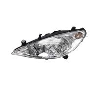 MCQNDS Gruppo Fari Anteriori Faro Conducente Luce Fendinebbia Di Avvertimento Per Peugeot 307 2003 2004 2005 2006 2007(Left 1pcs)