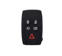 MCQNDS Guscio per Chiave per Jaguar XF 2009-2013 XK8 2007-2010 XKR 2007-2013 Custodia in Silicone Cover Chiave Shell Keyless Holder 5 Pulsanti Custodie per Chiavi Auto