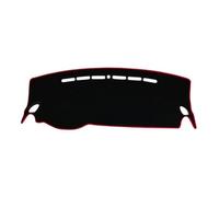 MCQNDS Tappetino Cruscotto Antiscivolo Auto per MG per ZS EZS 2017 2018 2019 Copri Cruscotto Auto Tappetino Ombra Cuscino Tappeti Accessori Tappetino Antiscivolo Auto(Rosso,LHD)