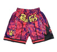 MCQOmcil Pantaloncini da Basket da Uomo NBA Raptors Pantaloni Sportivi Traspiranti ad Alta Elasticità (Color : A, Size : XXL)