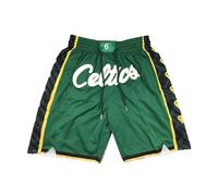 MCQOmcil Pantaloncini da Basket NBA Celtics da Uomo Pantaloni Sportivi Traspiranti ad Alta Elasticità(2,M)