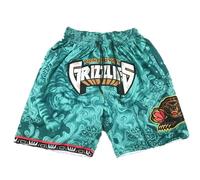 MCQOmcil Pantaloncini da Basket NBA Grizzlies da Uomo, Pantaloni Sportivi Traspiranti ad Alta Elasticità(Color:1,Size:XL)