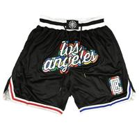 MCQOmcil Uomo Donna NBA Clippers Pantaloncini da Basket Pantaloni Sportivi Traspiranti ad Alta Elasticità (Color : A, Size : L)