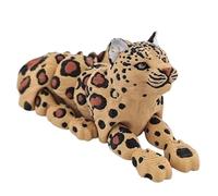 MCQWOMFQAK 1pc 3D Printed Articulated Snow Leopard Figurine with Movable Joints Detailed Animal Model for Home Office Desk Decoration Collectible Gift(G,16CM)