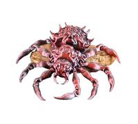 MCQWOMFQAK 1pc 3D Printed Articulated Spider Figurine Creepy Novelty Model with Movable Joints Dynamic Animal Decor Desk Ornament Collectible(BALCK)