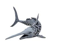 MCQWOMFQAK 1PC 3D Printed Movable Swordfish Figurine Articulated Marine Animal Model Desk Decor Collectible Gift for Home Office