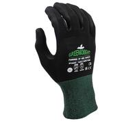 MCR Safety ECO GREENKNIGHT - Guanti protettivi di alta qualità, taglia 7, 1 paio/ecologici/compatibili con touchscreen, guanti da lavoro
