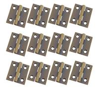 McredySmall Cerniere per scatola di legno bronzo con viti di montaggio da 2,5 cm, confezione da 12