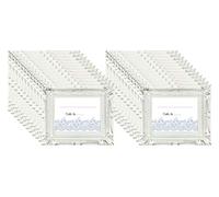 MCS 69044, supporto per telaio/segnaposto, bianco rustico, confezione da 24