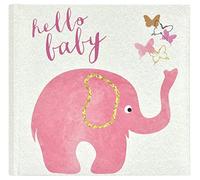 MCS 860147 - Album fotografico con elefante, 8,5 x 8,5 cm, colore: Rosa
