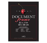 MCS Black Format Frame - 8.5x11 (40957), Black, Confezione da 1